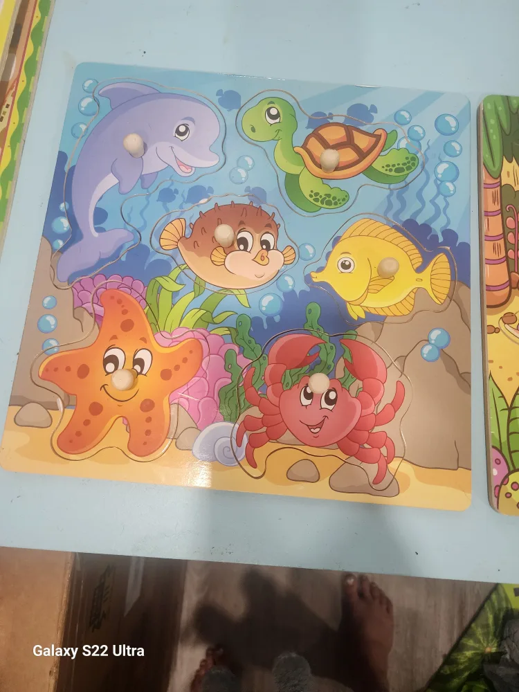 lot of Kids Wooden Puzzles & Toys thumbnail