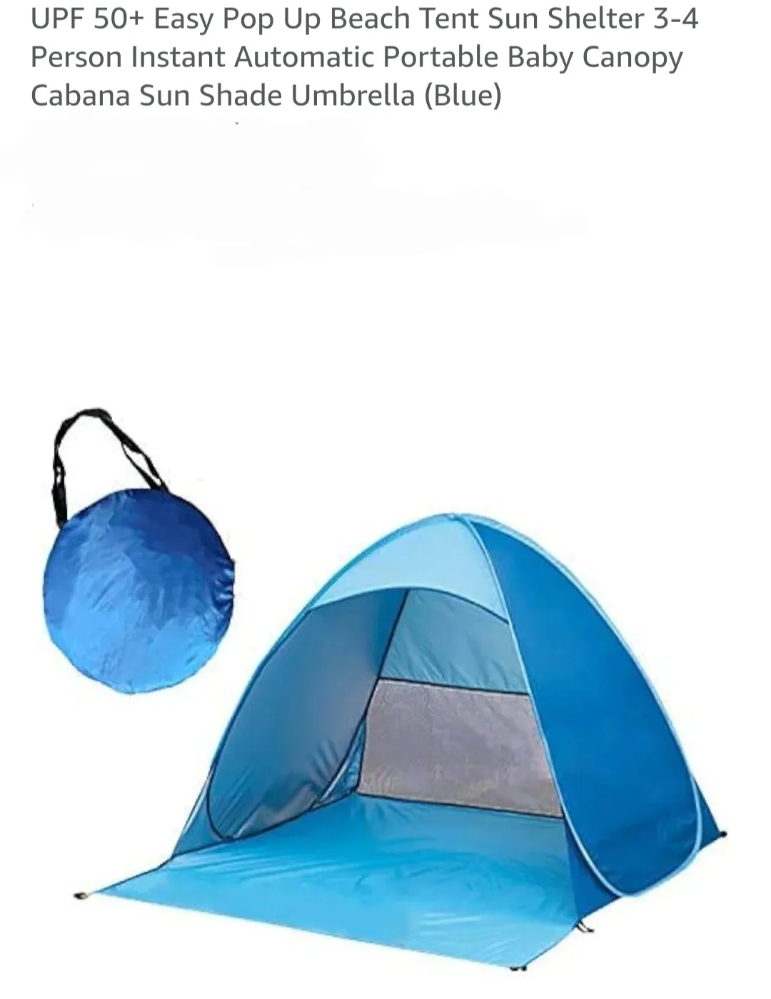 Easy Pop Up Beach Tent thumbnail