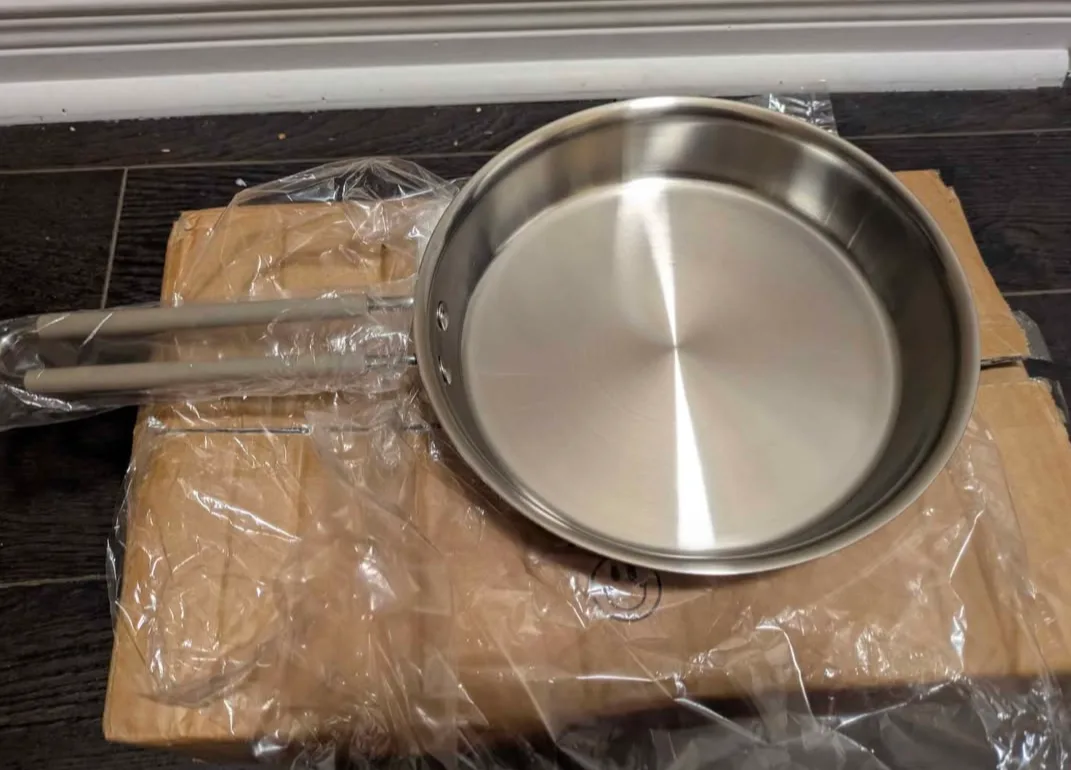 brand new heavy weight stainless steel pan image indicator(4)