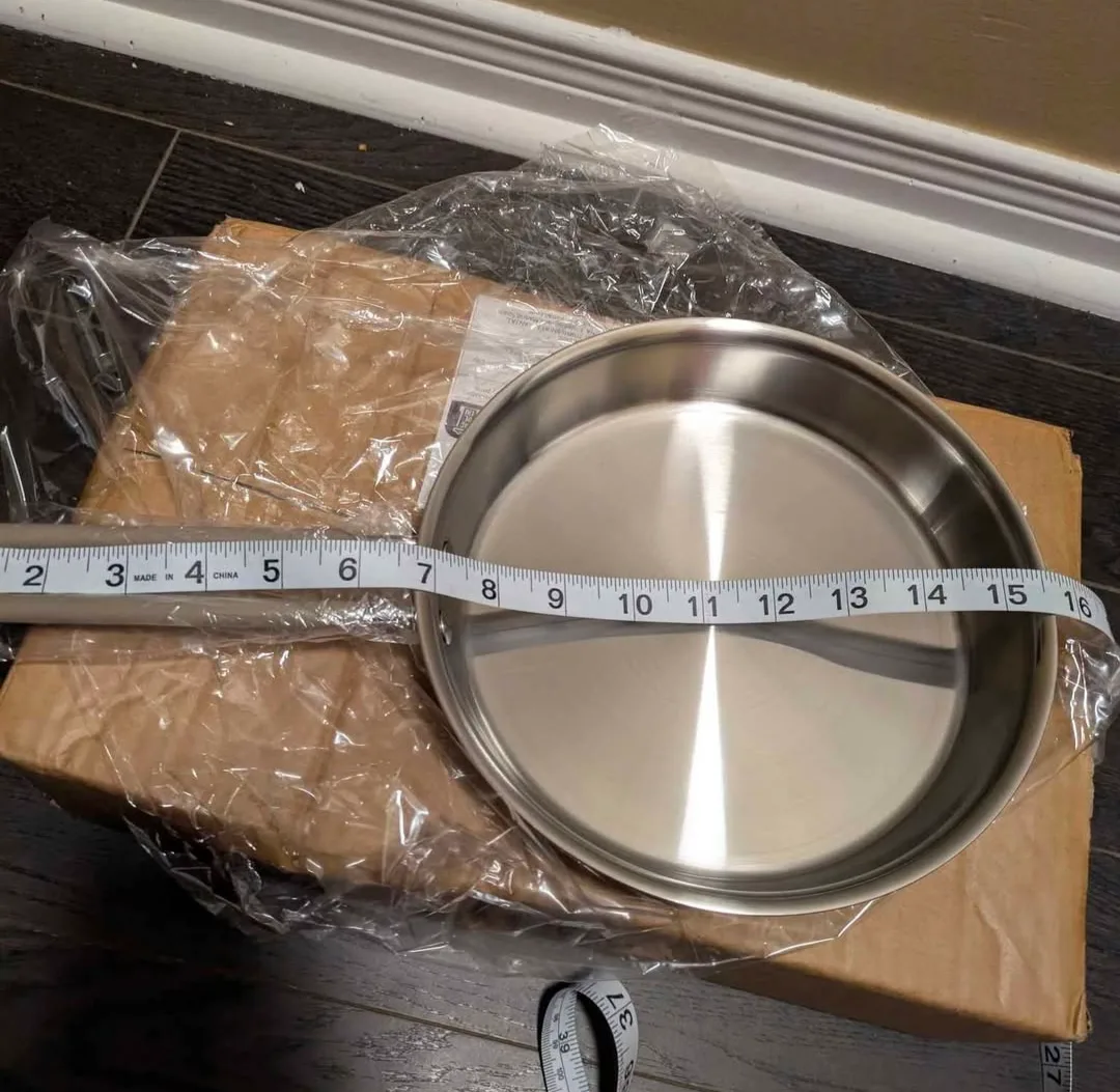 brand new heavy weight stainless steel pan image indicator(7)