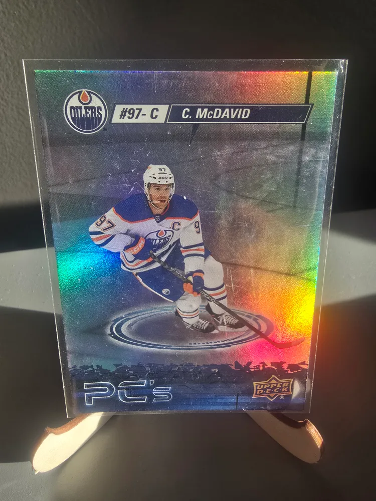 Connor McDavid Oilers Upper Deck PCs Hockey Card thumbnail
