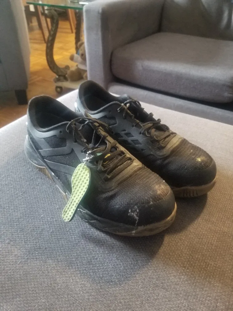 Reebok Work Black Safety Shoes Size 9.5W thumbnail