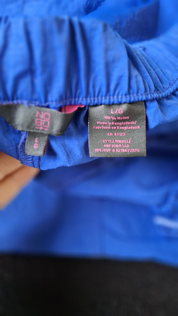 No Boundaries Blue Nylon Pants - Size L/G - photo 3