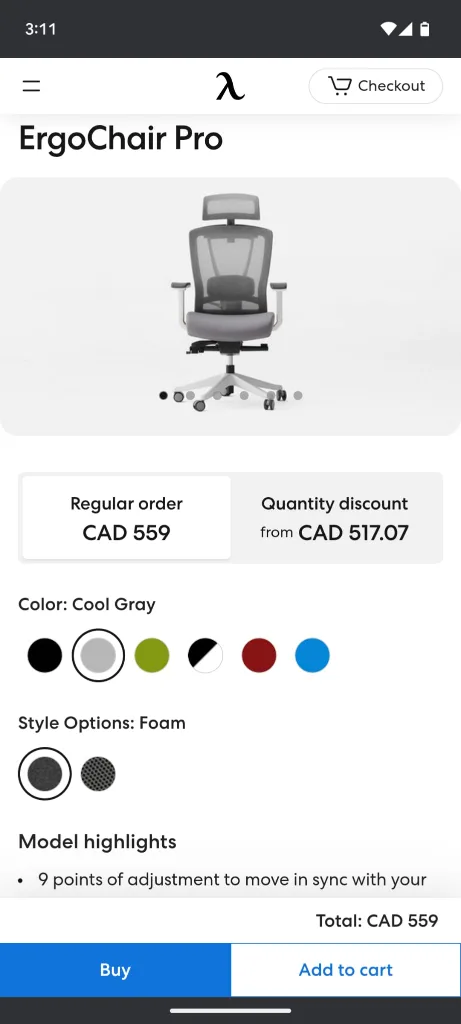 ✨️Moving Sale✨️ ErgoChair Pro thumbnail