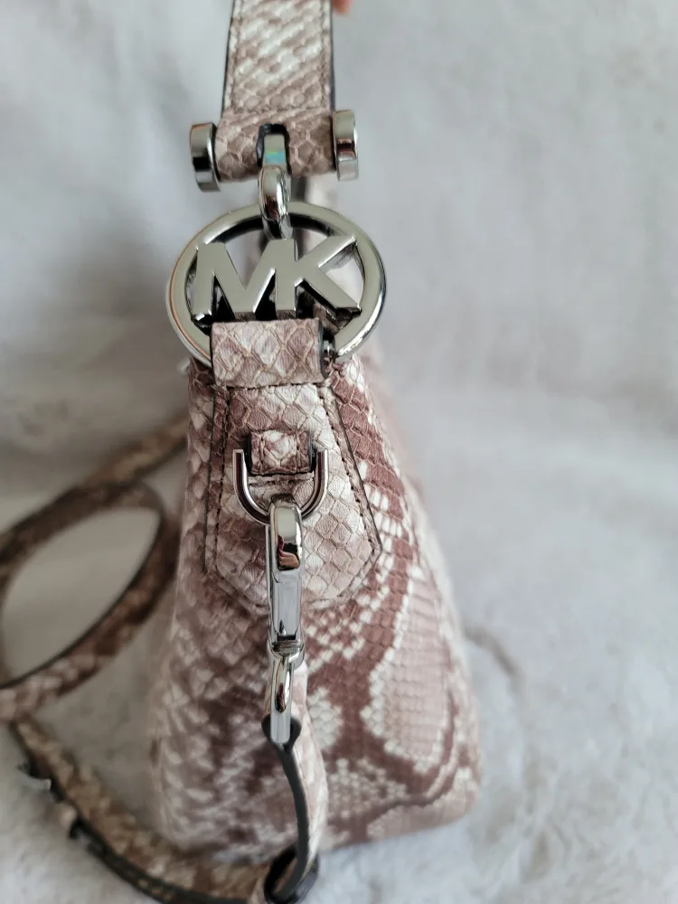 Michael Kors Snakeskin Crossbody Bag Pursw image indicator(3)