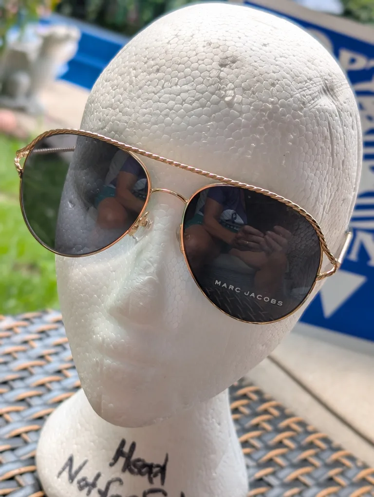 Marc Jacobs MARC 168/S Gold Aviator Sunglasses thumbnail
