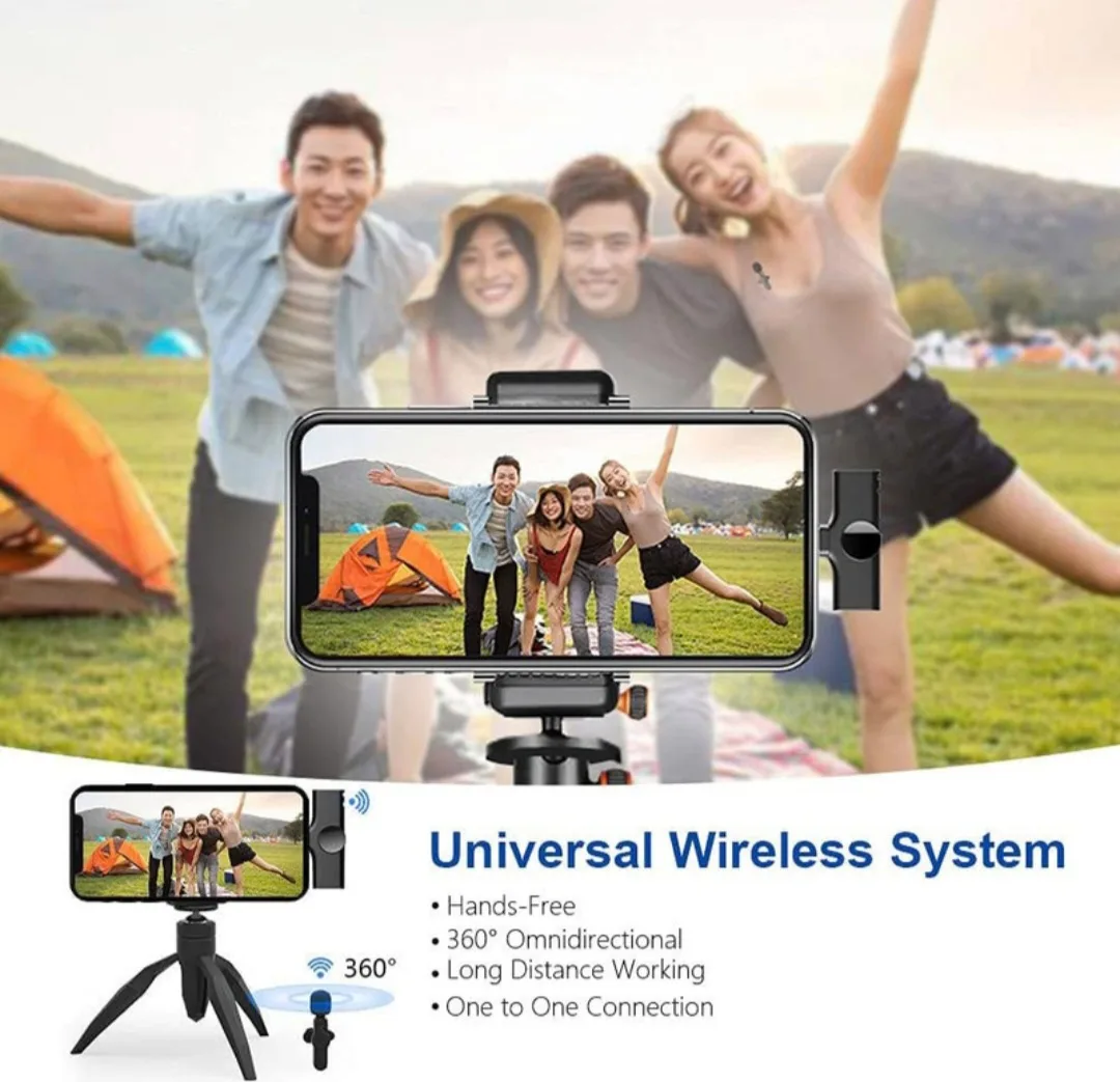 Wireless Lavalier Microphone image indicator(6)