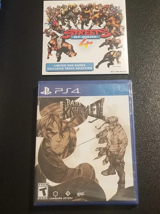 SEALED Limited Run Streets Of Rage 4 Game + Soundtrack RARE! thumbnail