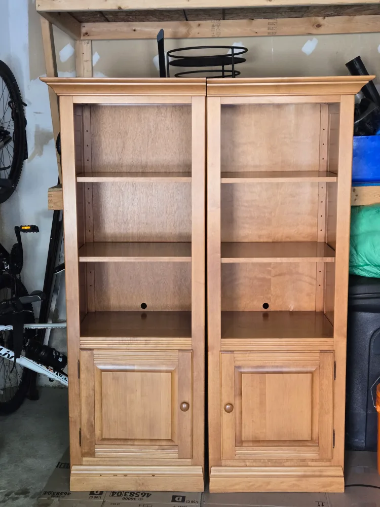 Matching Wood Bookcases thumbnail