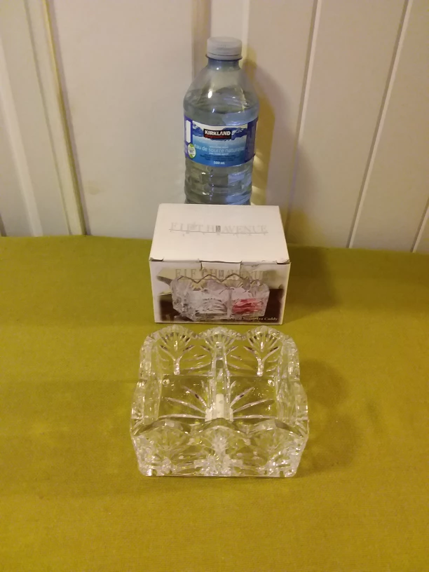 🆕 Fifth Avenue Crystal Sugar / Tea Caddy 🆕 - photo 2