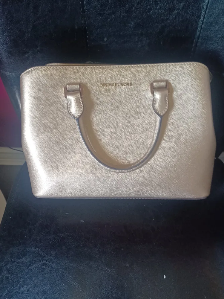 Michael Kors Satchel Bag - Gold thumbnail