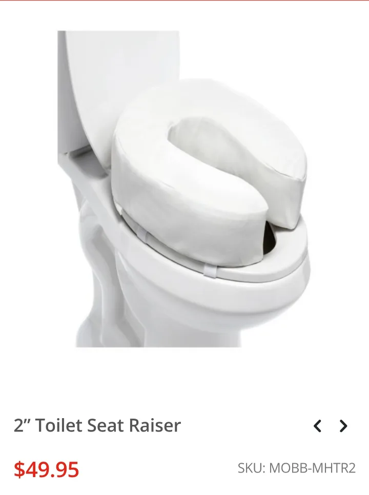 Soft toilet seat riser thumbnail