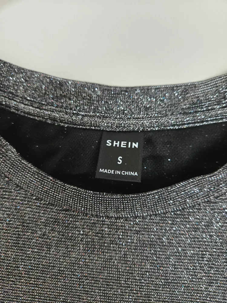 Men's Sparkly Grey Tank Top - Size S image indicator(2)