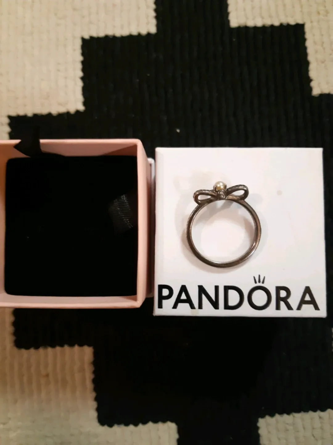 Pandora Pearl Bow Ring 🇨🇦 image indicator(4)