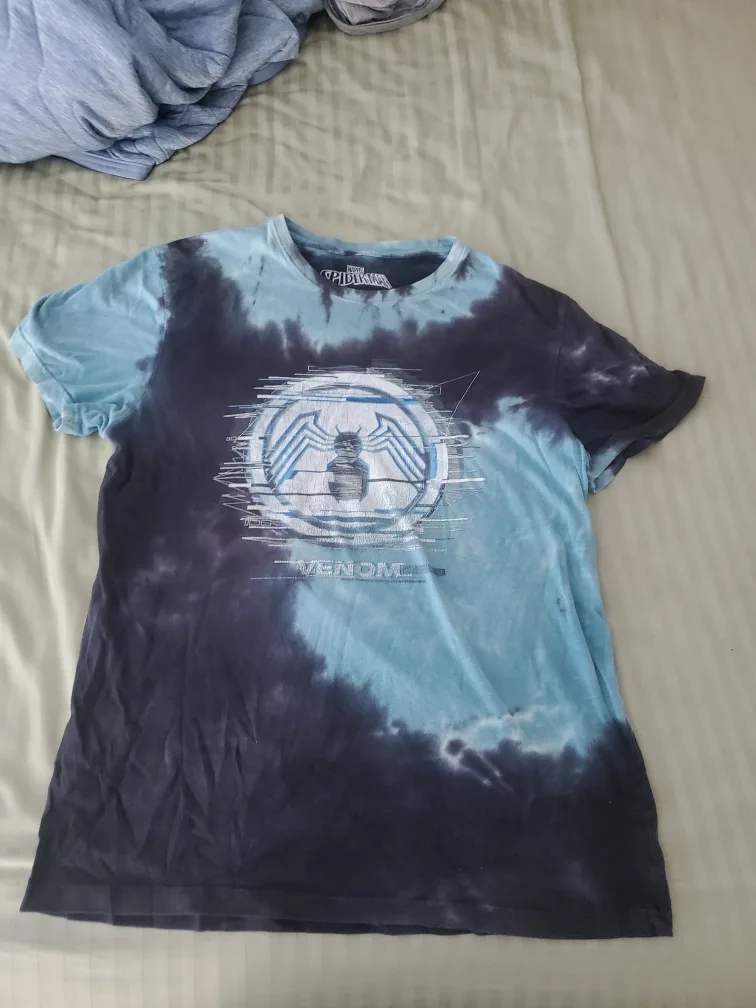 Marvel Spider-Man Venom Tie-Dye T-Shirt - Size M thumbnail