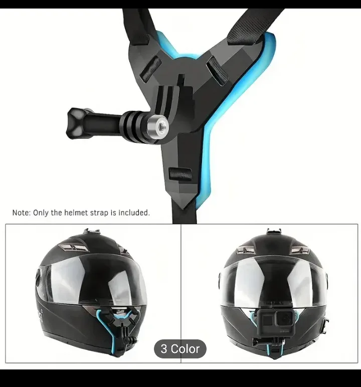 New, Multiple Function Action Camera Helmet Chin Mount thumbnail
