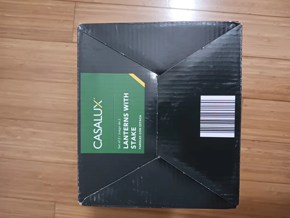 CASALUX Set of 2 Solar Powered Lanterns with Stake - New image indicator(6)