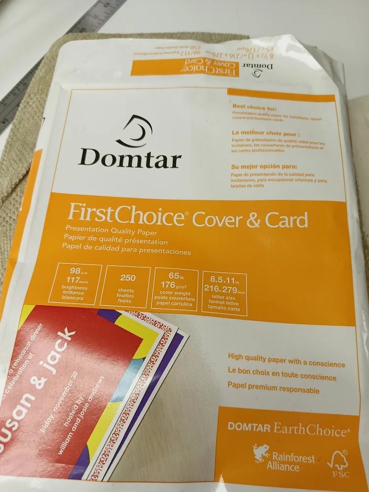 Domtar FirstChoice Cover & Card Paper thumbnail