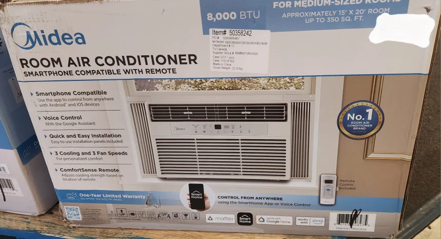 Midea 8,000 BTU Room Air Conditioner - New in Box thumbnail