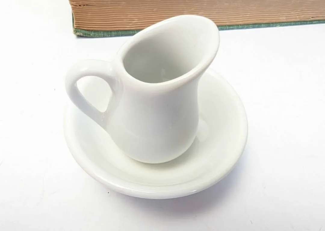 Miniature Porcelain Wash Basin & Pitcher ~ Cameo Chinaware image indicator(7)