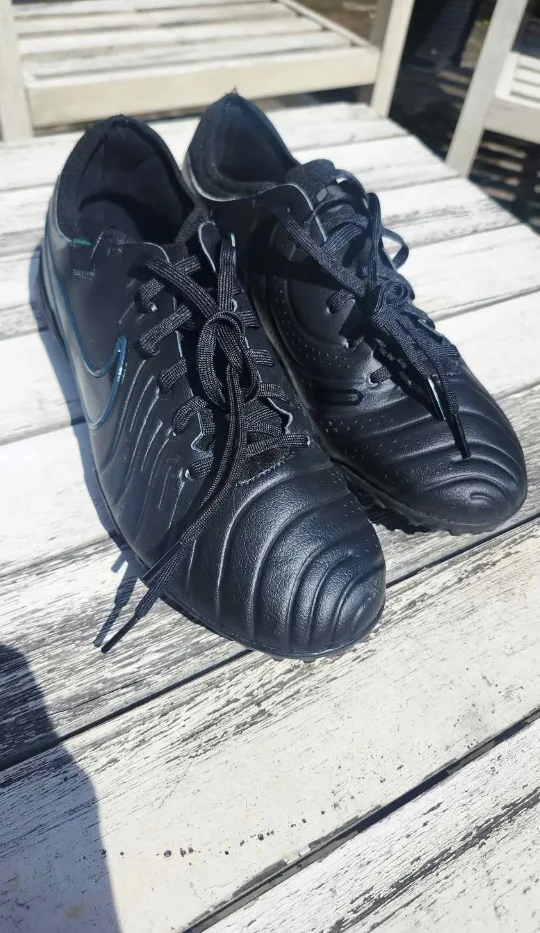 Nike Tiempo Turf Soccer Shoes - Black thumbnail