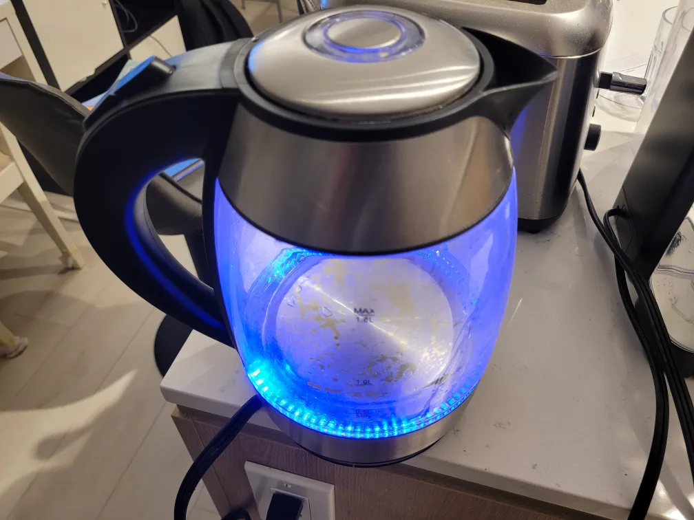 Electric Kettle - Glass with Blue LED