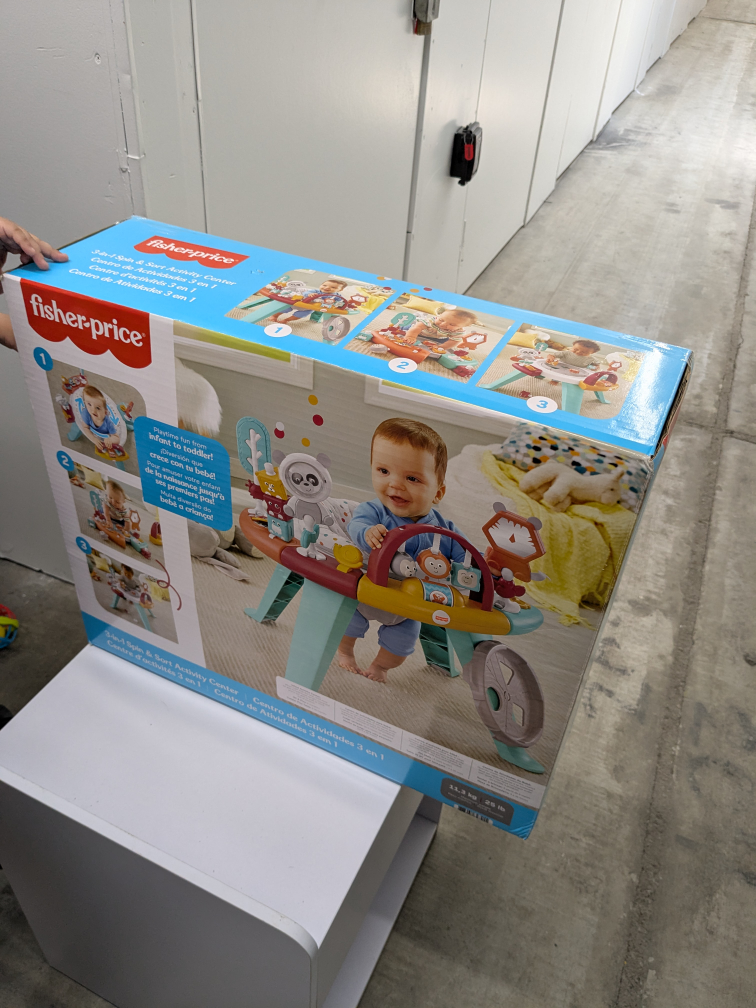 Fisher-Price 3-in-1 Spin & Sort Activity Center - New