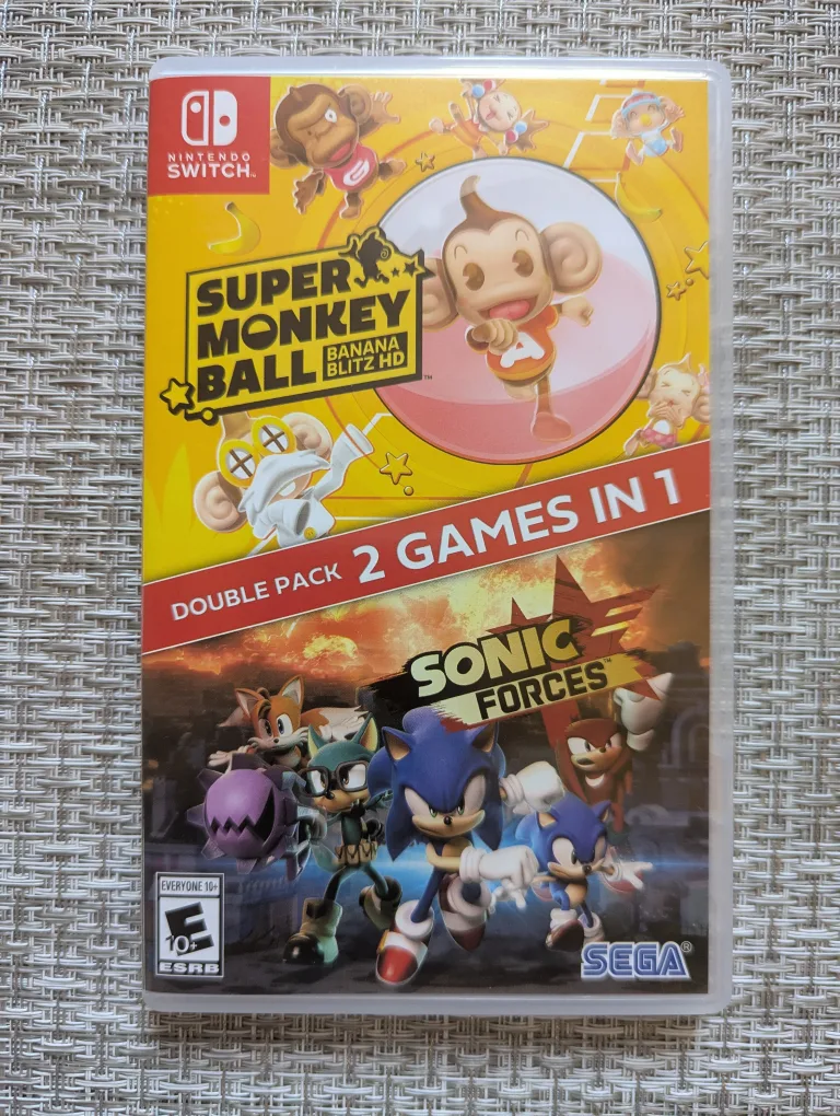 Nintendo switch Sonice Forces + Super Monkey Ball thumbnail