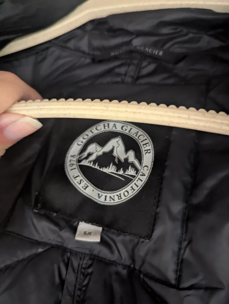 Gotcha Glacier Black Herringbone Coat image indicator(7)