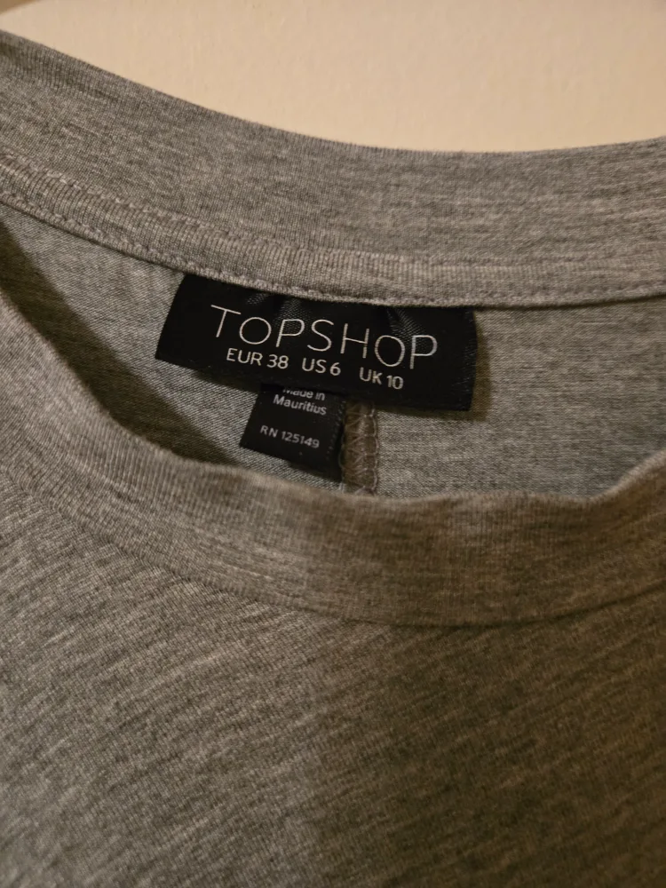 Topshop Grey Twist Front Maxi Dress - Size 6 image indicator(2)