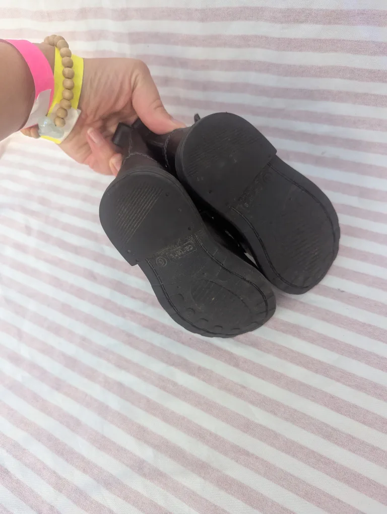 Toddler Combat Boots + Mickey Mouse Yellow Shoes image indicator(6)