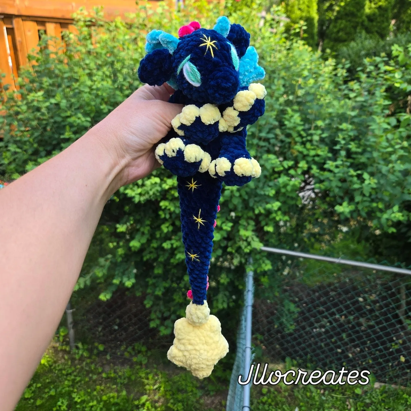 Handmade Crochet Dragon Plushie thumbnail