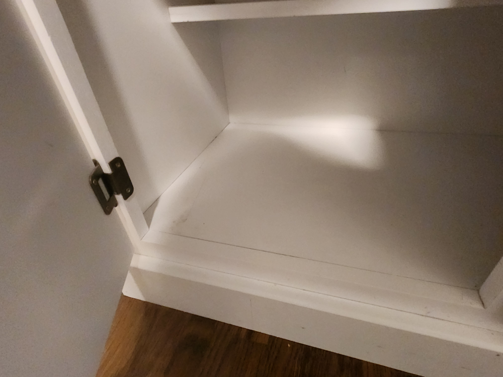 White Wooden Kitchen cabinet - photo 2