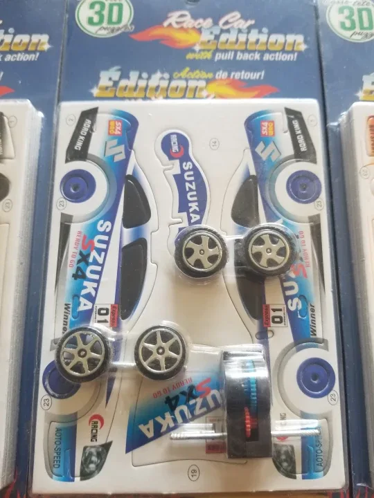 Rare & Complete set of 3 Race Car Edition with pullback action image indicator(3)