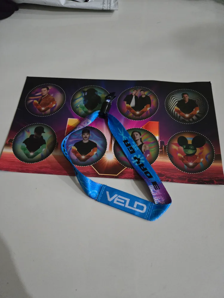 Veld Music Festival Bracelet 3 Day GA pass thumbnail