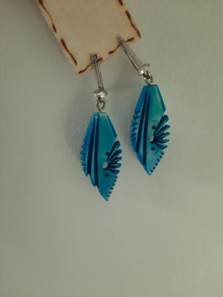 Turquoise Dangle Earrings image indicator(2)
