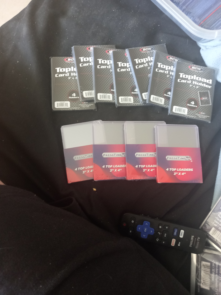 BCW & Presstine Topload Card Holders (3"x4")