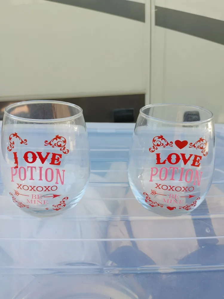 Love Potion Wine Glasses - Set of 2 thumbnail