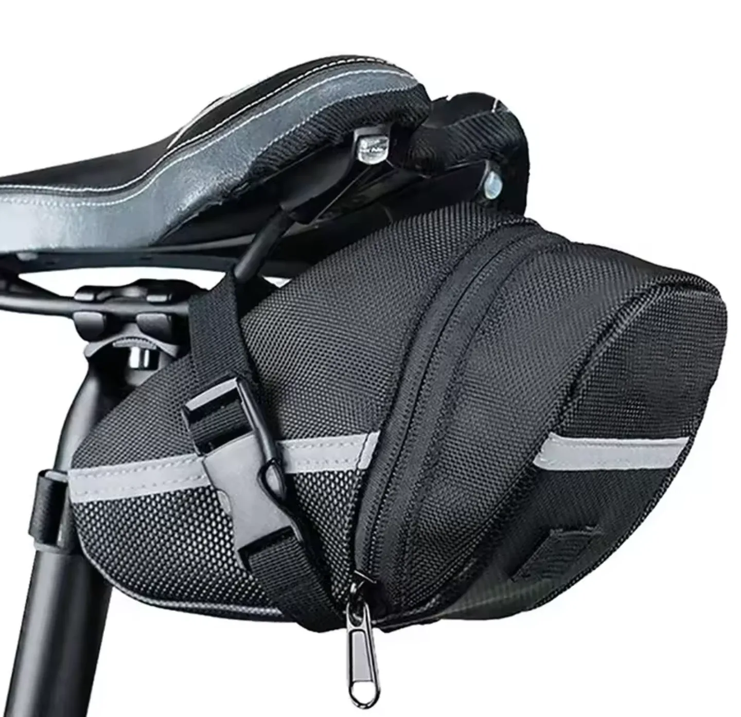 NEW, Nylon Bicycle Bag Waterproof Mountain Bike Saddle Storage thumbnail