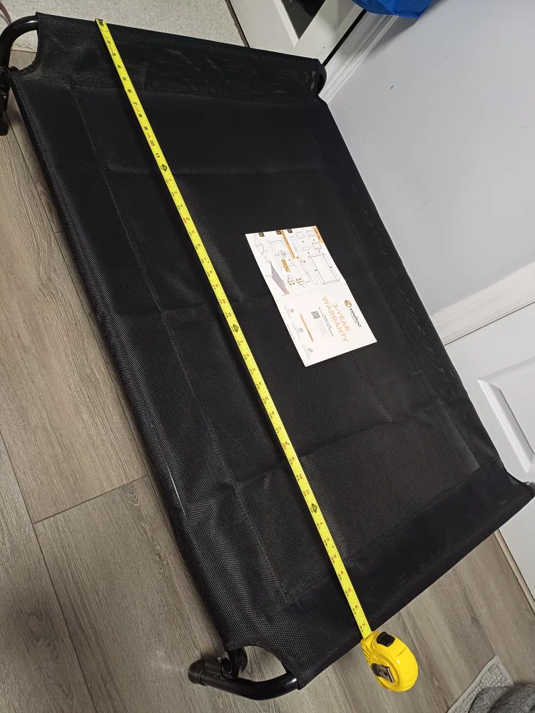Veeho Elevated Pet Bed  - Black (Large) thumbnail