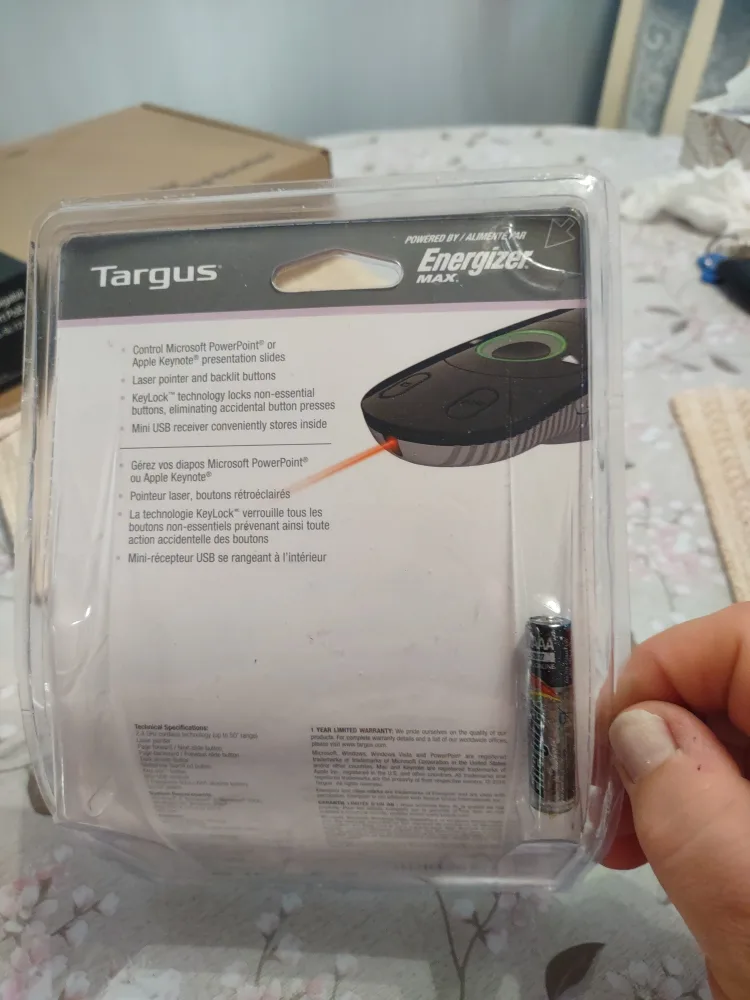 Targus Laser Presentation Remote - New in Box image indicator(2)