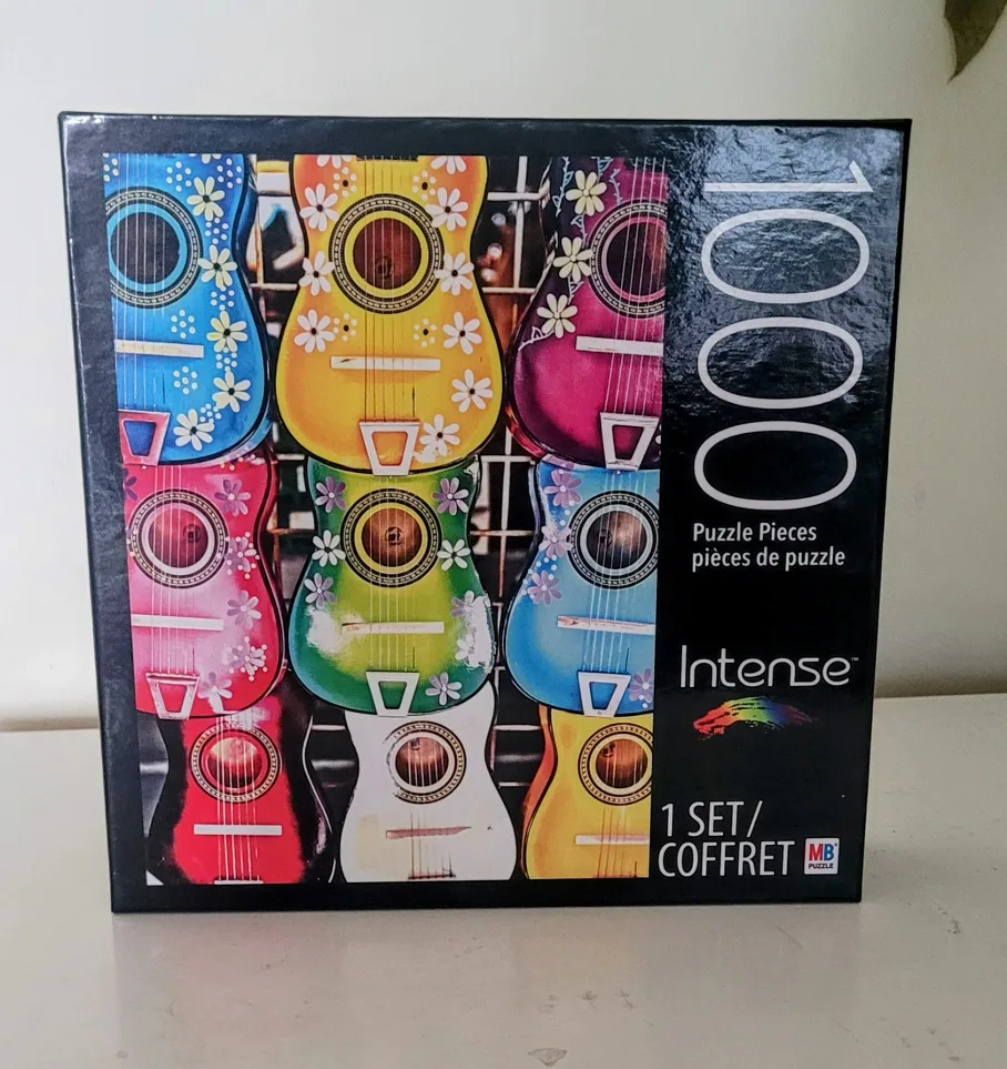 🇨🇦freecyle Intense Mexican Guitars 1000 Piece Puzzle - New! thumbnail