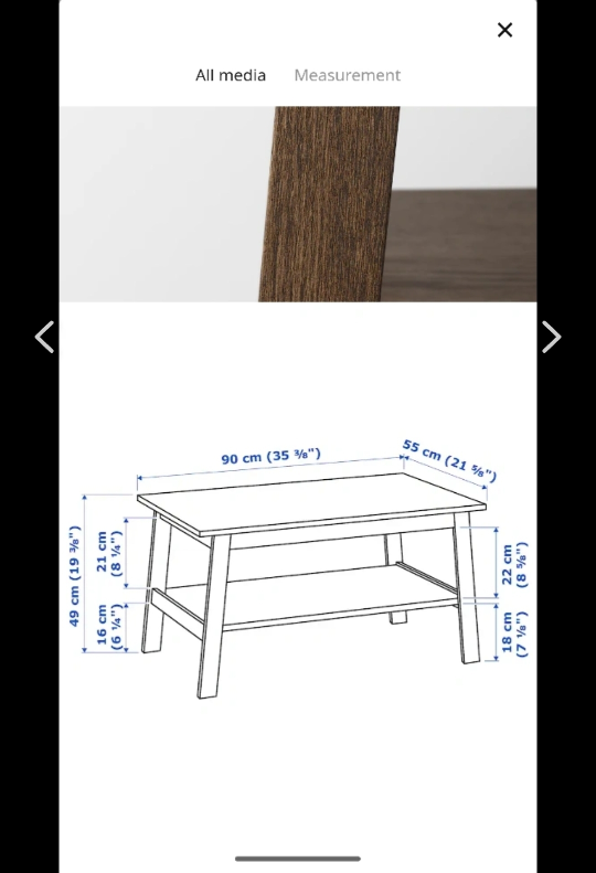 ikea lunnarp coffee table - photo 3