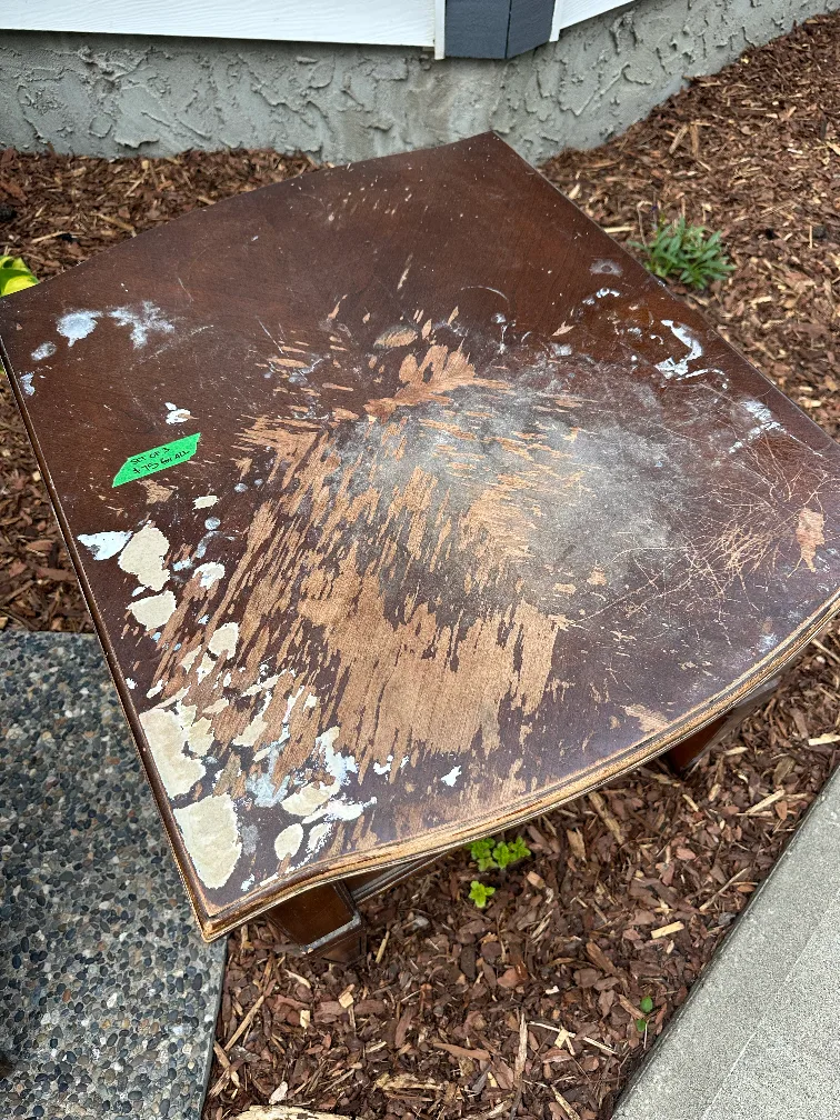 Vintage Brown Wood Coffee & End Tables image indicator(6)