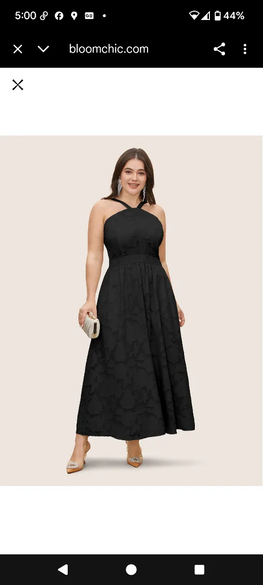 BloomChic Black Dress US 18-20 thumbnail