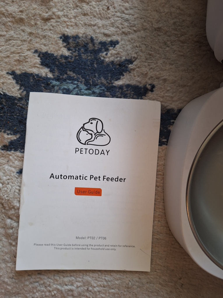 PETODAY Automatic Pet Feeder - Model PT02/PT06 - photo 5