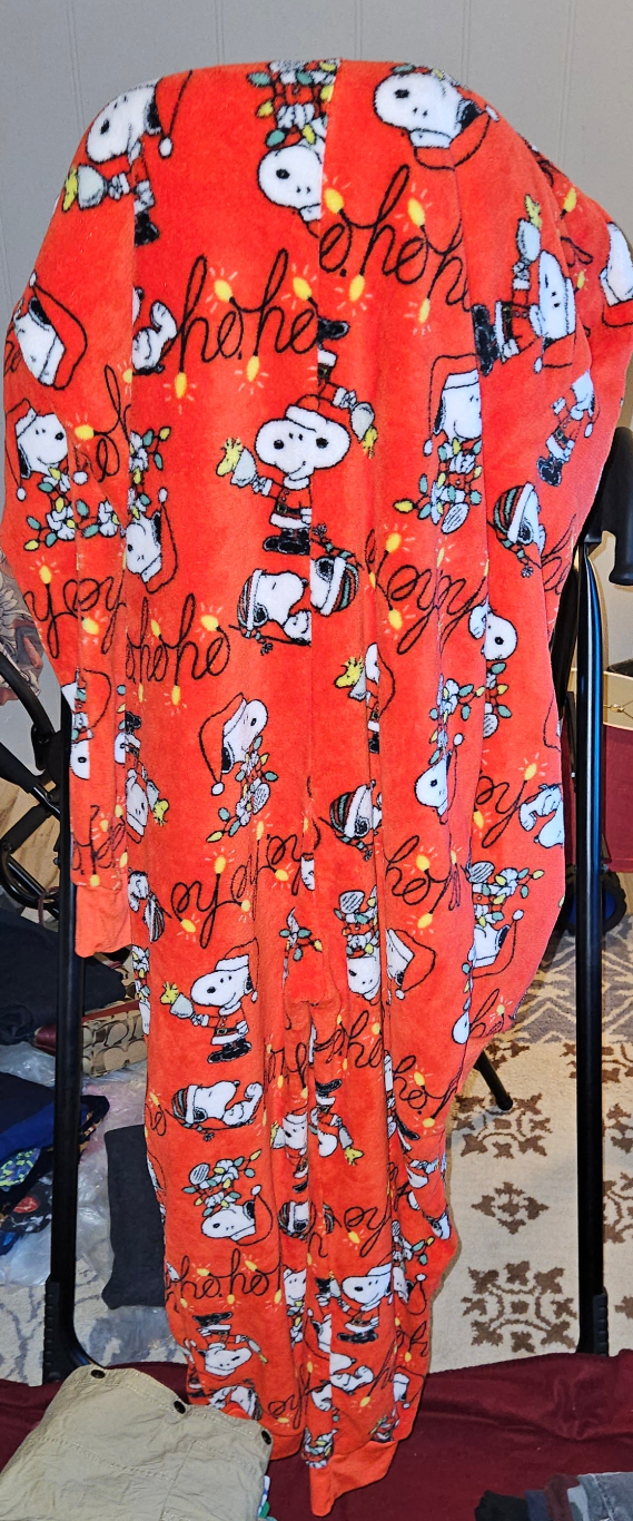 Snoopy L/G One Piece Pajamas - New with Tags!