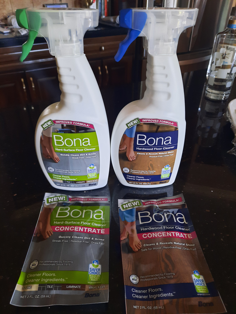 New Bona Floor cleaners