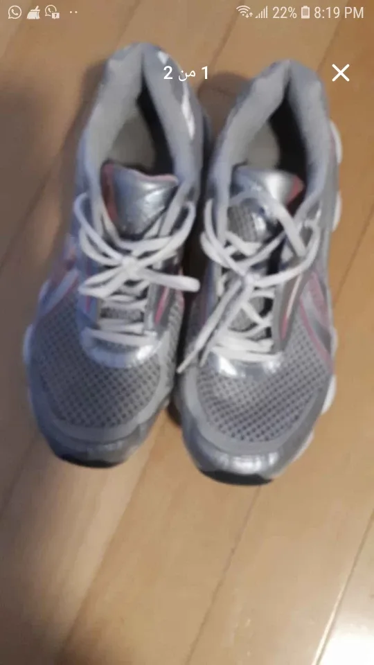 Reebok Silver Running Shoes - Size 8 image indicator(2)