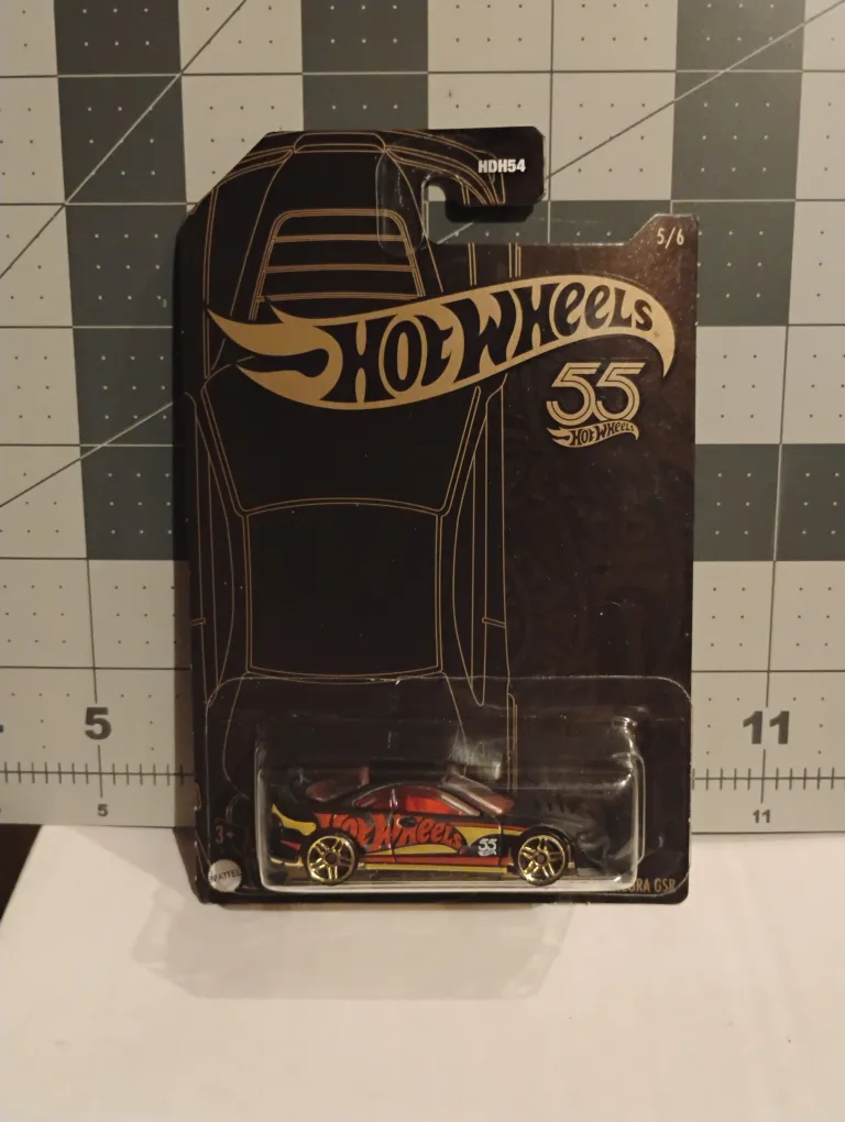 2023 Hot Wheels 55th Black & Yellow #5 Custom '01 Acura Integra thumbnail
